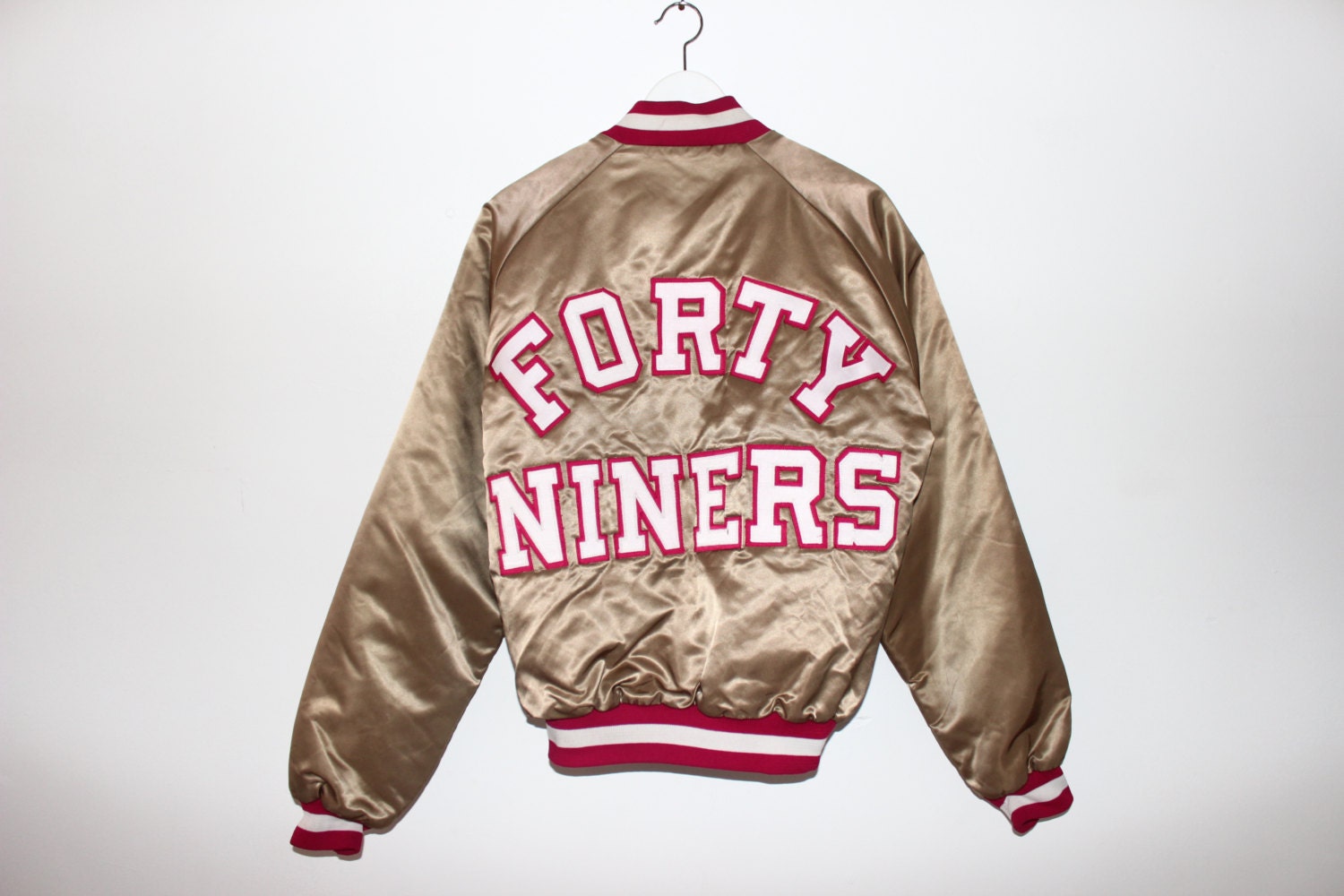 vintage 80s 90s San Francisco 49ers forty niners Gold by hella90s