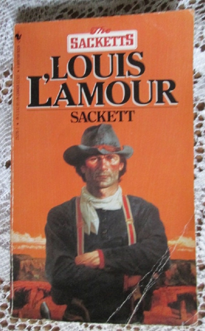 vintage Louis L&#39;Amour sackett paperback western by ButNotForgotten