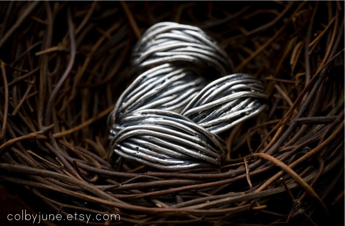 Wide Nest Ring | Statement Ring | Nature Inspired Ring