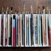 36 vintage artist paint brushes, artist brushes, paint brushes, instant collection, group 7, art supplies, art supply, artist supplies