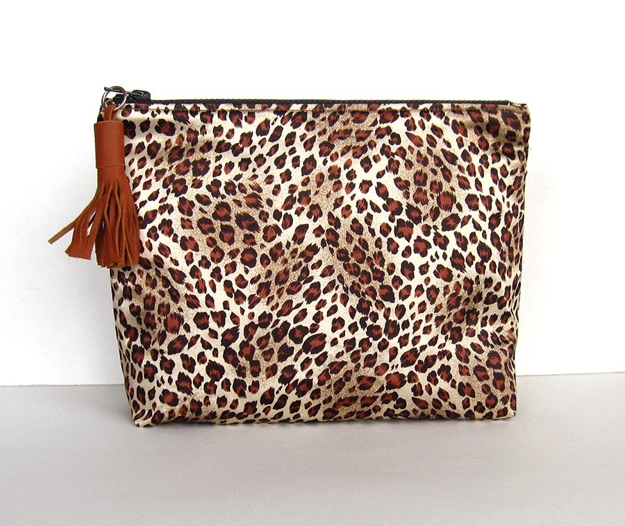 leopard print makeup case