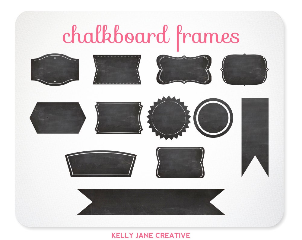 chalkboard frames clipart free - photo #50