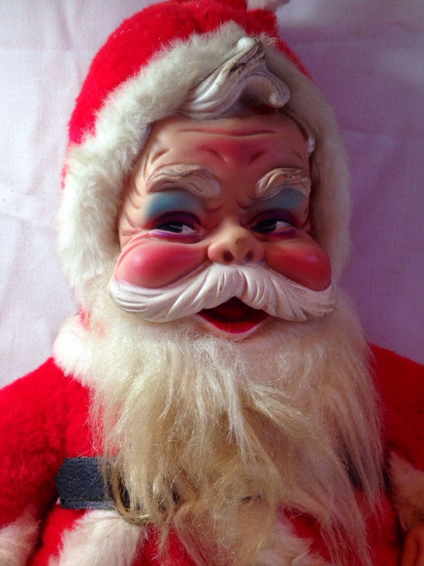 antique coca cola santa doll