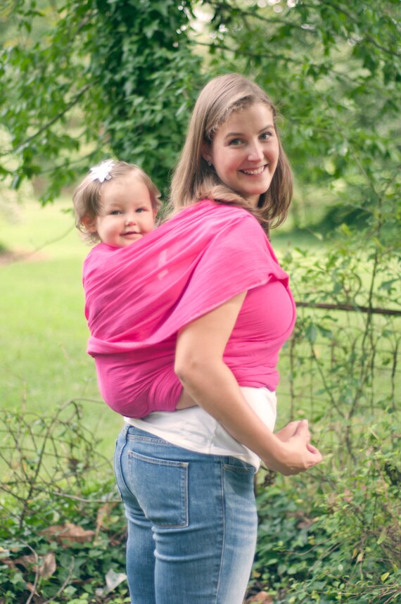 SALE Cotton Gauze Baby Wrap Carrier like Moby Wrap by graceeugene