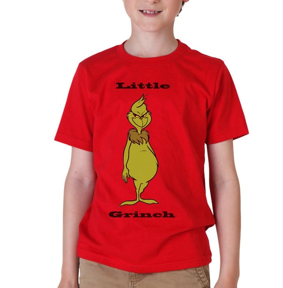 Kids Grinch Shirt Childrens Grinch Shirt by InspirationxCreation