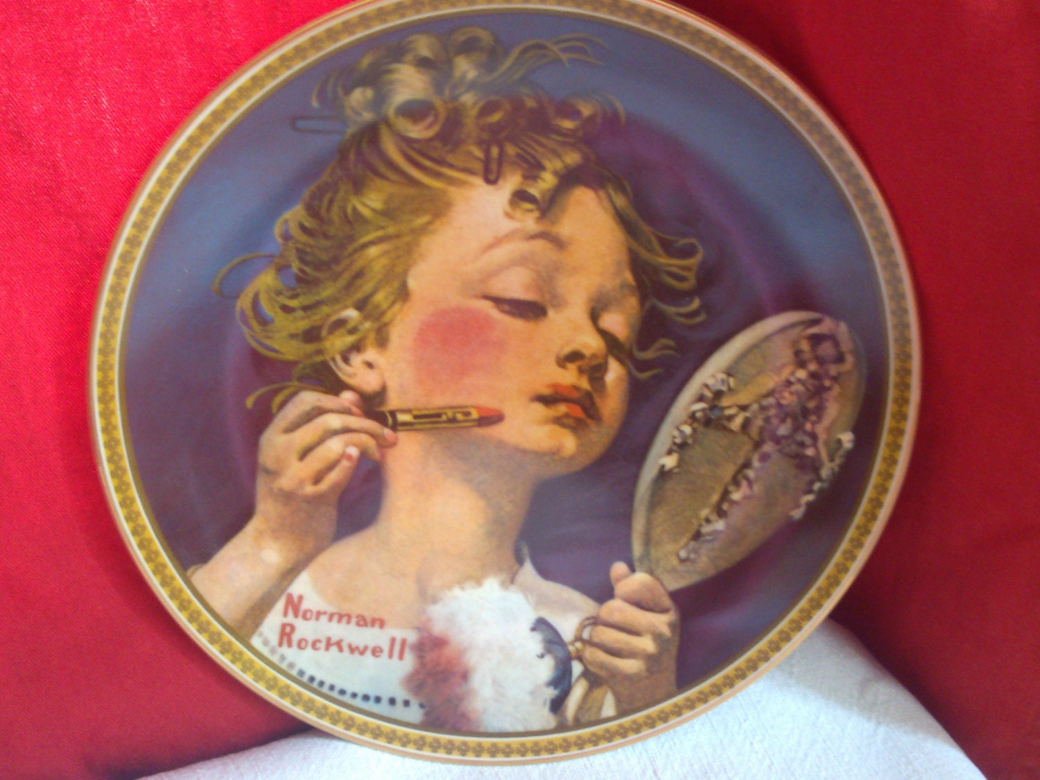 Norman Rockwell First Edition Plates For Kids