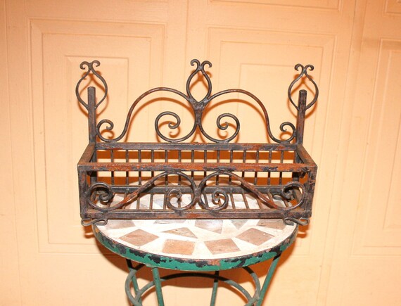 Wrought Table Decor Vintage Hand Crafted by RecycledSalvage