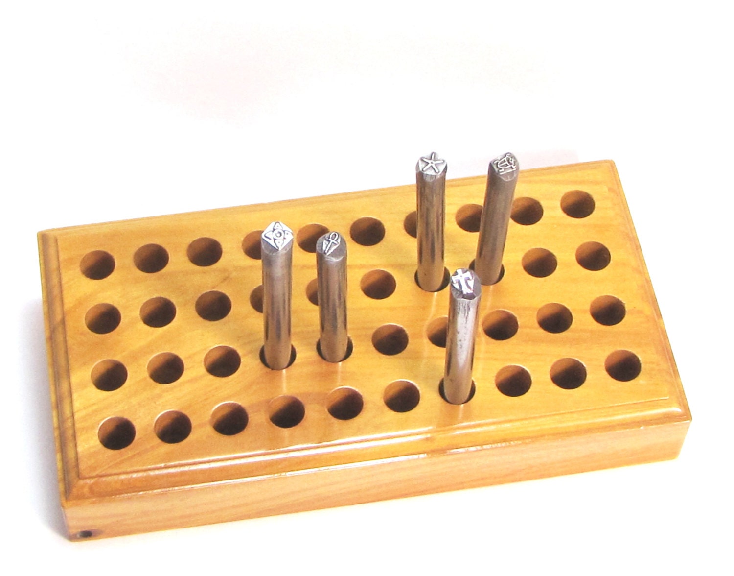 design stamp stand holder holds 40 steel stamps plus by Romazone