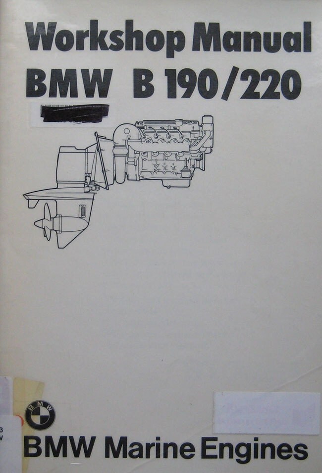 Bmw marine engine manuals #6