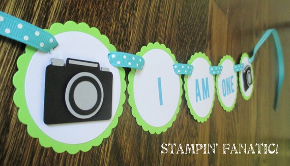 In a FLASH: Camera Theme First Birthday High Chair Banner. Photo Theme Banner. Picture theme banner. High Chair Decoration. Custom. Il_570xn
