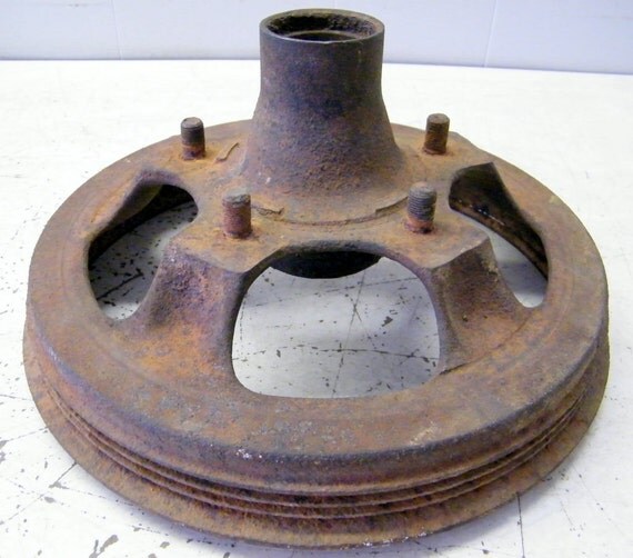 Rusty Old Early Ford Car or Truck Brake Drum by beneaththerust