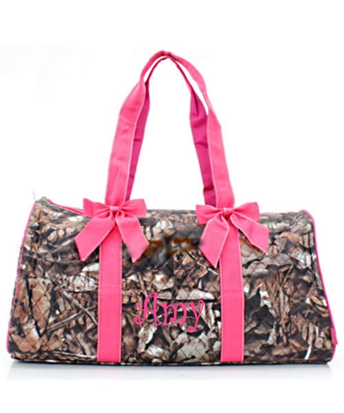 Pink Camo Duffle Bag