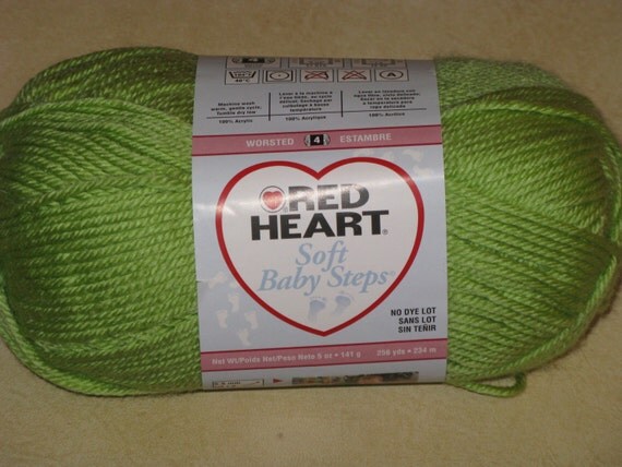 Red Heart Soft Baby Steps Yarn Acrylic 1 New Skein by