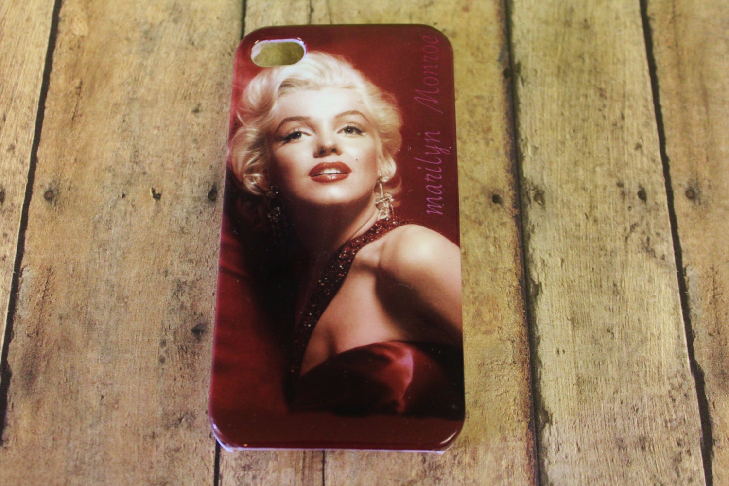 marilyn monroe, celebrity, girl, famous, star, orange colorful, bright iphone 4/4s case/cover hard case - Hot2Own