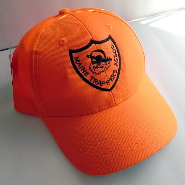 Items similar to MTA Embroidered Hunter Orange Hat on Etsy