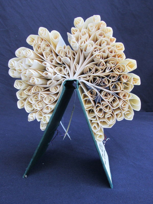 Altered Book Art Sculpture Rollers