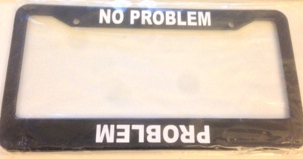 Funny jeep license plate frames #3