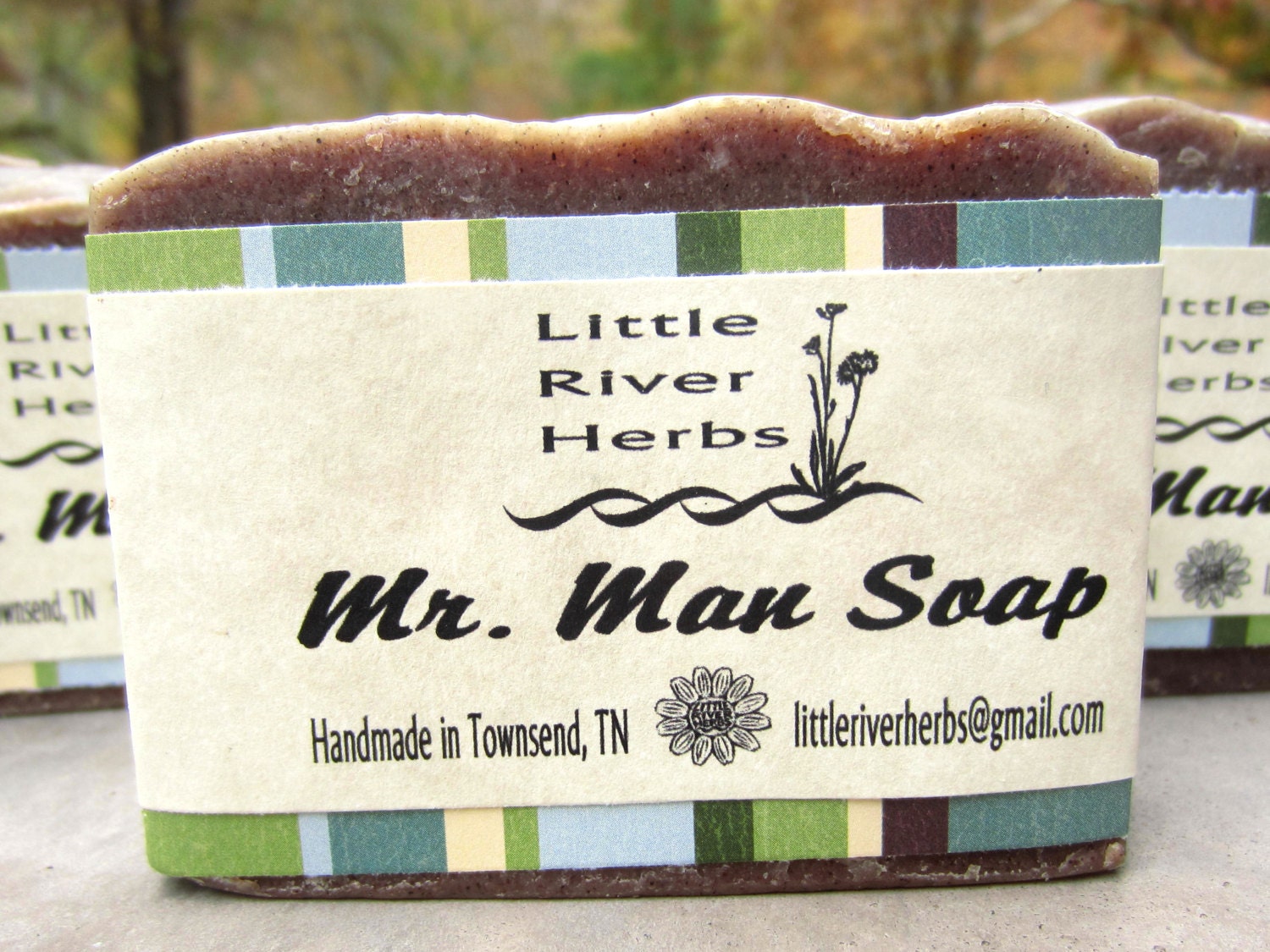 Mr. Man Soap: herbal, handcrafted, exfoliating, cleansing, men's soap - LittleRiverHerbs