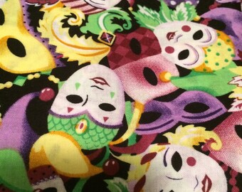 mardi gras mask fabric