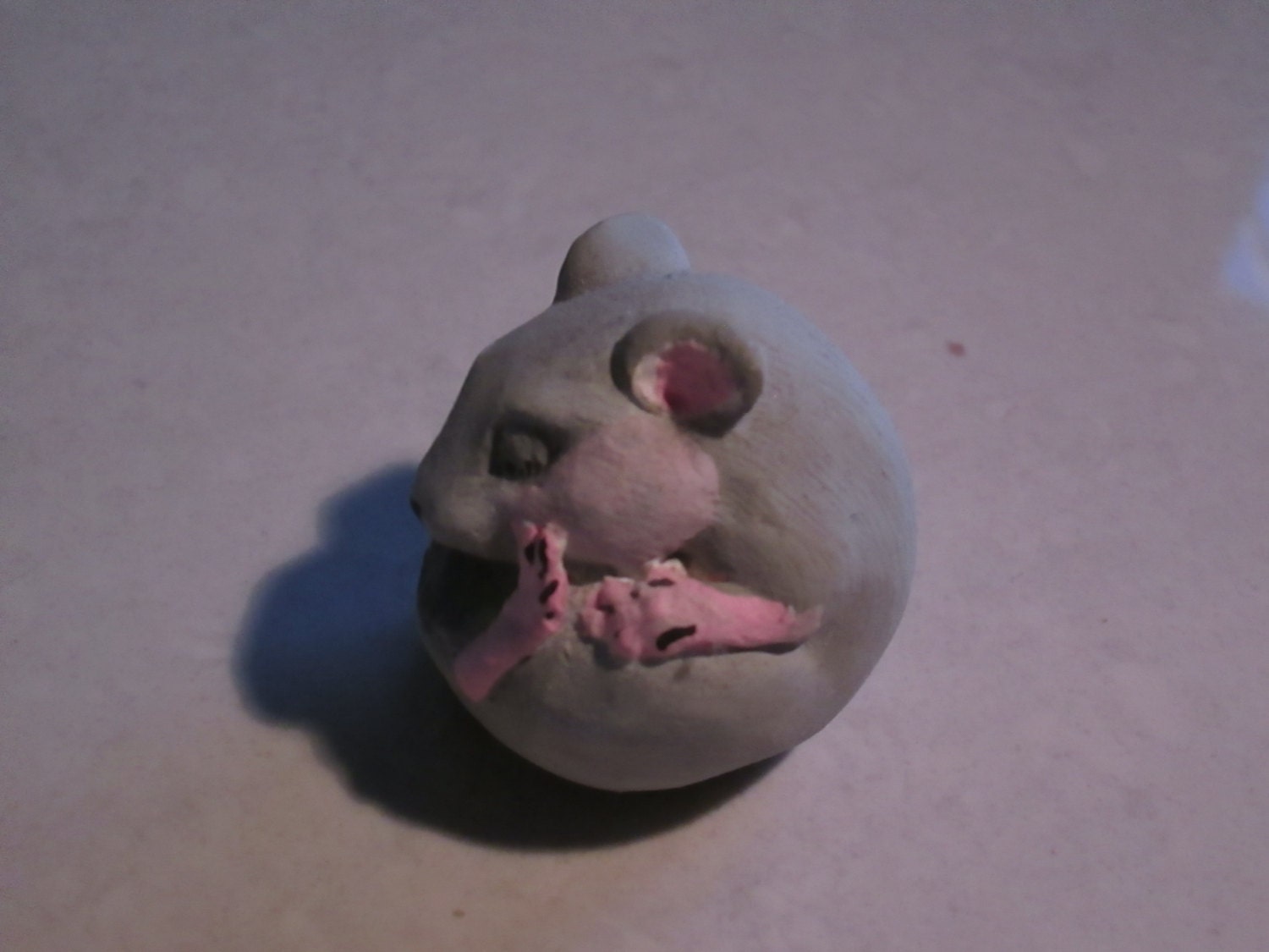 netsuke,Mouse, sleeping baby...Notsuke...copy of an antique...so not-netsuke...hahaha Hannah Graytail