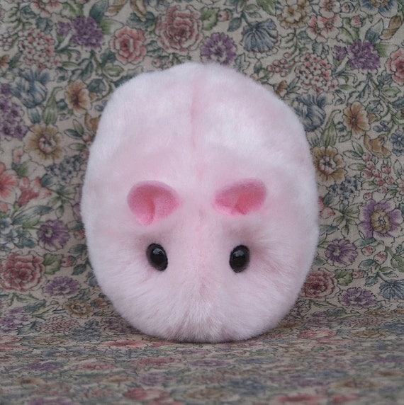 pink hamster plush