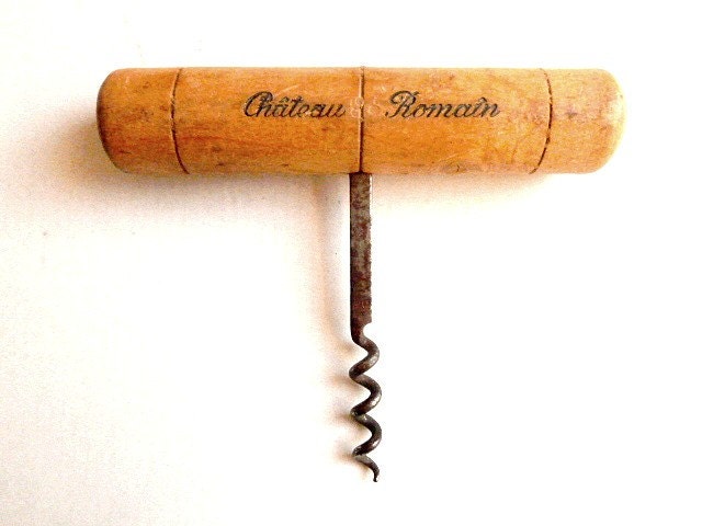 Vintage French Corkscrew .Primitive .Tools.Collectibles - CabArtVintage