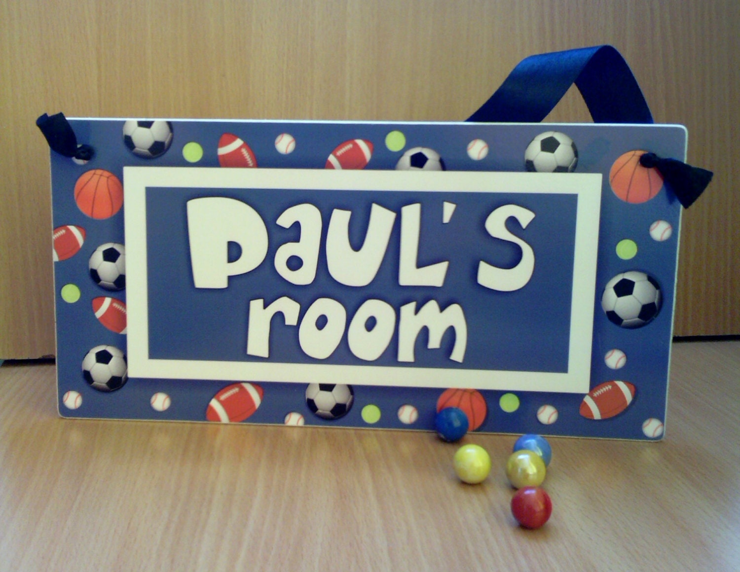 Soccer football Fan door sign Boys favorite sport by kasefazem