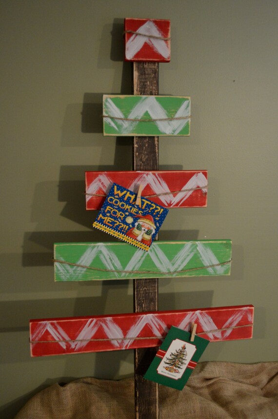 reclaimed red and green chevron wood christmas tree by reclaimed red and green chevron wood christmas tree by