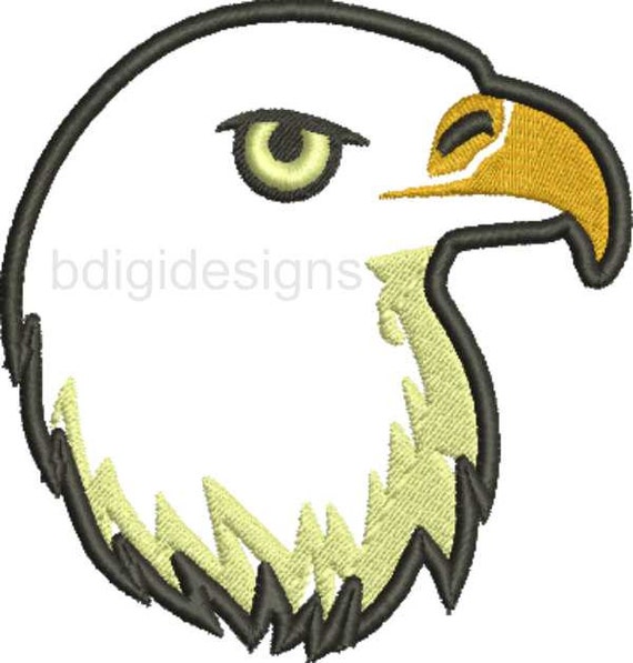 Bald Eagle Applique Embroidery Design