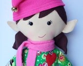 Plush Elf Cloth Doll - Tinsel - LittleLuckies2