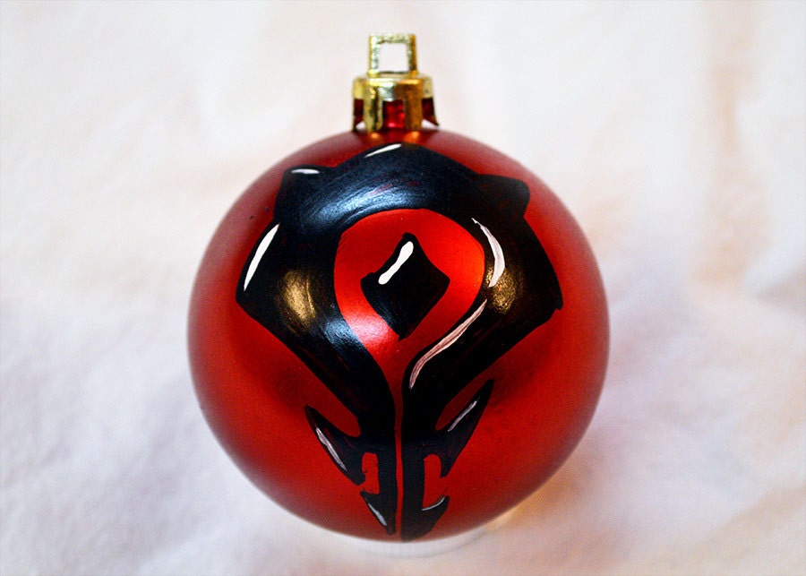 world of warcraft horde christmas decoration for the world of warcraft horde christmas decoration for the
