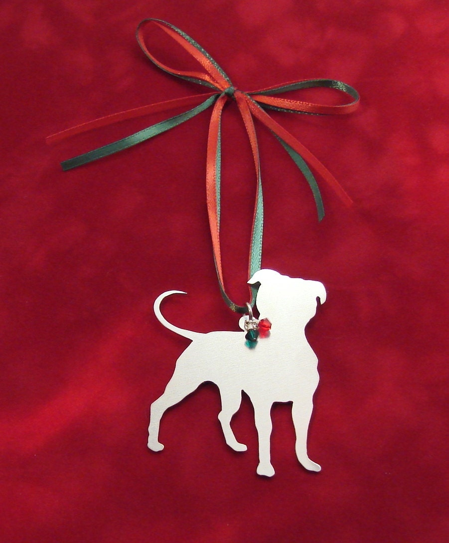 pit bull christmas tree ornament by roxyscreations on etsy pit bull christmas tree ornament by roxyscreations on etsy