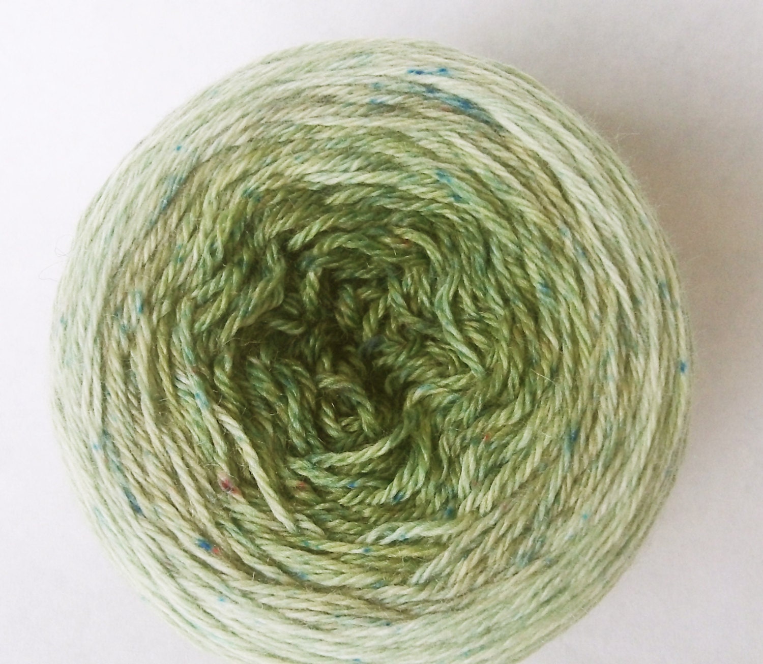 Ballerina Superwash Merino Bamboo Nylon Sock Fingering Gradient Color: Moss