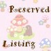 Custom Reserved Listing for - JENNIFER