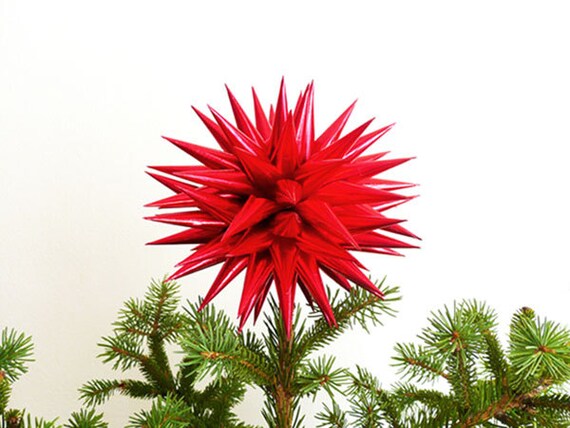 items similar to red tree topper modern christmas star items similar to red tree topper modern christmas star