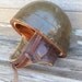 Vintage 1938 Style Belgian Pudding Bowl Motorcycle Helmet