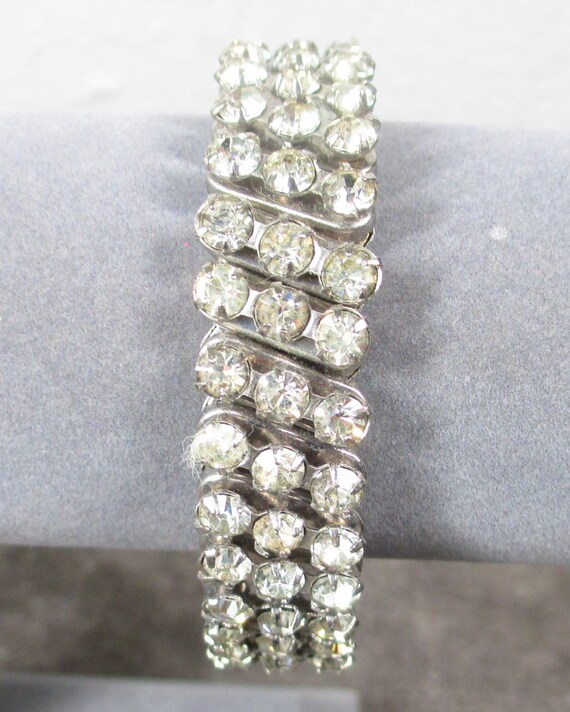 Signed Vintage Rhinestone Stretch by MickisVintageJewelry on Etsy