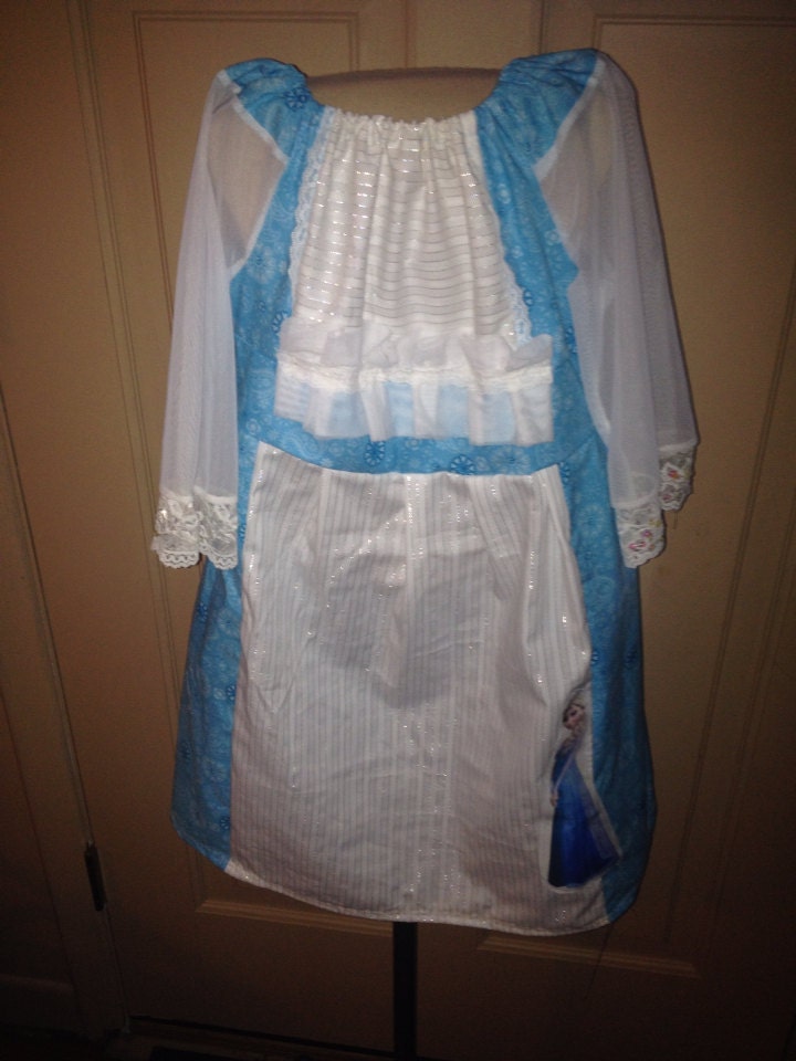 Girls frozen dress Elsa inspired size 8