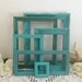 Rustic Blue Frame Set Aqua Turquoise Teal Shabby Chic Distressed Beach House Coastal Cottage Ocean Home Decor Spa Retreat Distressed