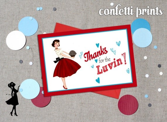 Baby Shower Thank You Card - BUN In THE OVEN Printable Il_570xn