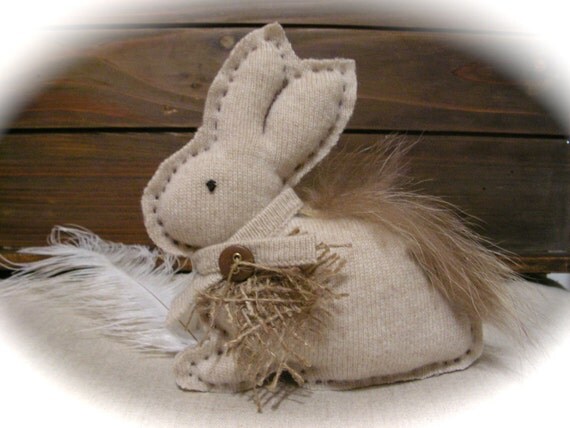 Easter  Bunny -  Rustic Decoration.