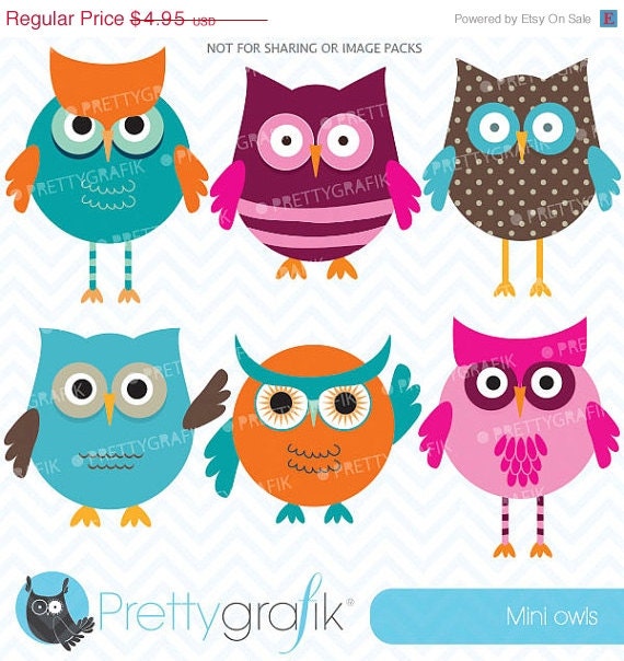 70% OFF SALE owl clipart commercial use, vector graphics, digital clip art, digital images - CL547 Il_570xn
