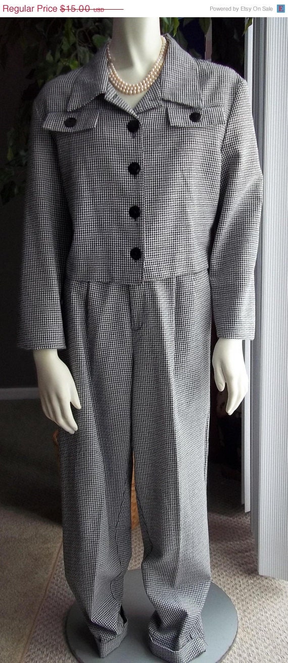 80s trouser suit