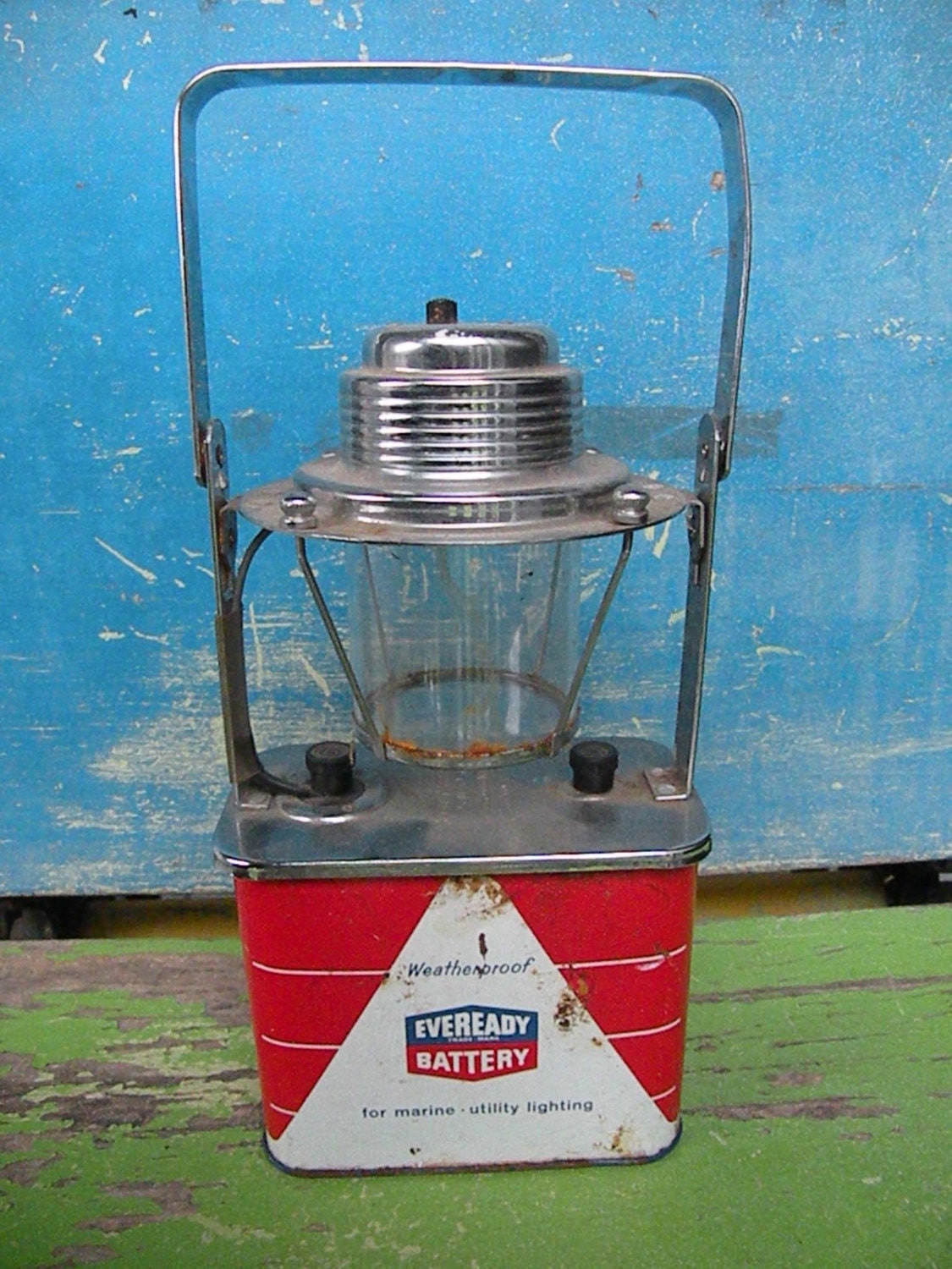 Vintage RayOVac Sportsman Lantern with 6 volt by GetPissed
