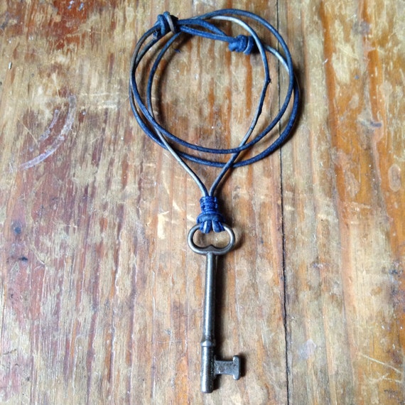 Antique Skeleton Key Necklace By Lockddesigns On Etsy