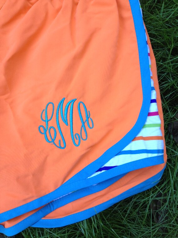 monogram mesh shorts