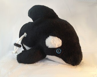 Orca killer whale chalk bag (front half only)