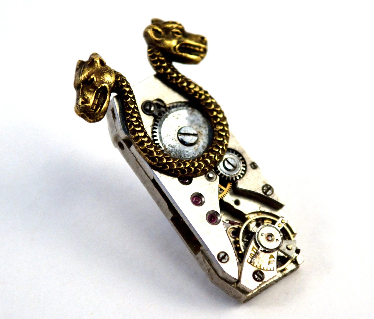 Steampunk Pin, Tie Tack, Lapel Pin