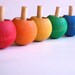 RESERVED-Wooden -Flipping Spinnging Top- Party Favor