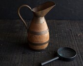 Rustic Wooden Barrel Candlestick - Brown Vintage - TheVintageParlor